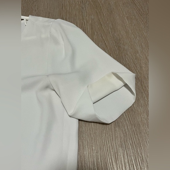 Aritzia Babaton Randy V-Neck Blouse White - Picture 6 of 6